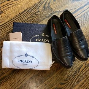 Prada women’s flats 36.5 size 6 loafers moccasin